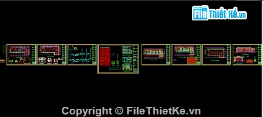 Bản vẽ,Trường mầm non,Bản vẽ autocad,điện nước trường học